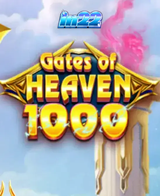 Visual megah Zeus di latar belakang slot Gates of Heaven 1000